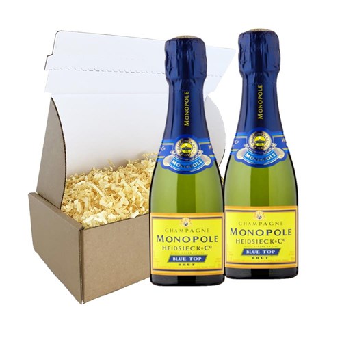 Heidsieck &amp; Co. Monopole Blue Top Brut 20cl Duo Postal Box